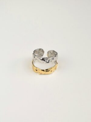 Δαχτυλίδι Ασημόχρυσο Nagia