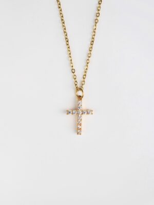 Κολιέ Με Σταυρό και ζιργκον Melisande